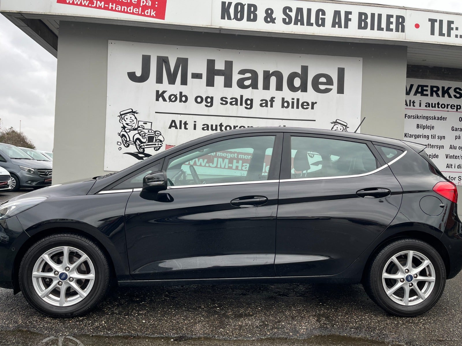 Sort Ford Fiesta fra 2021