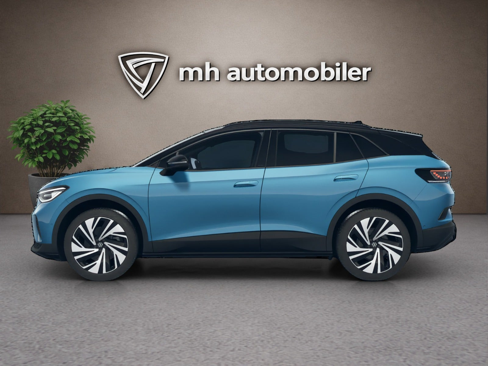 Blå VW ID.4 fra 2025