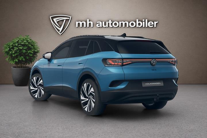 Blå VW ID.4 fra 2025