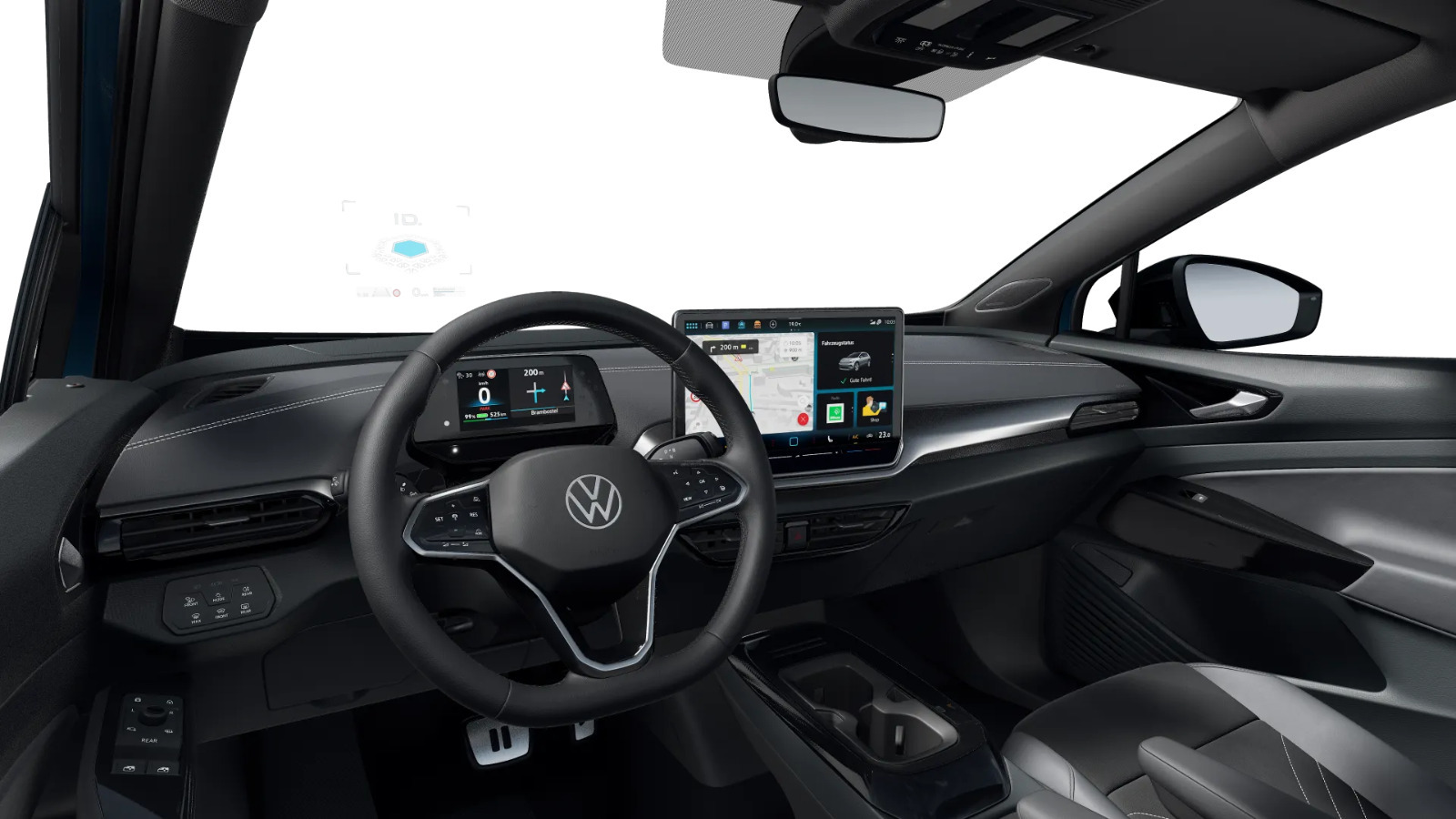Blå VW ID.4 fra 2025