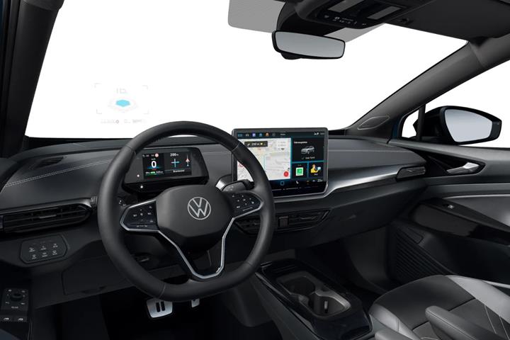 Blå VW ID.4 fra 2025