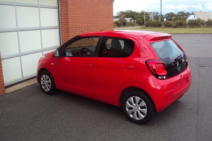 Rød Citroën C1 fra 2019