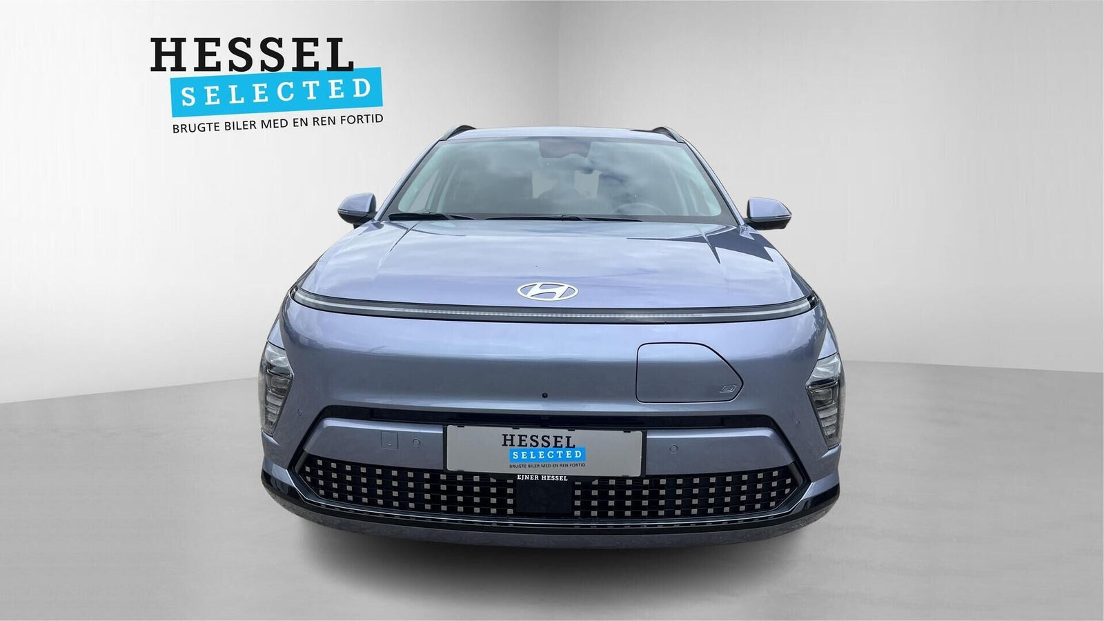 Blå Hyundai Kona fra 2025