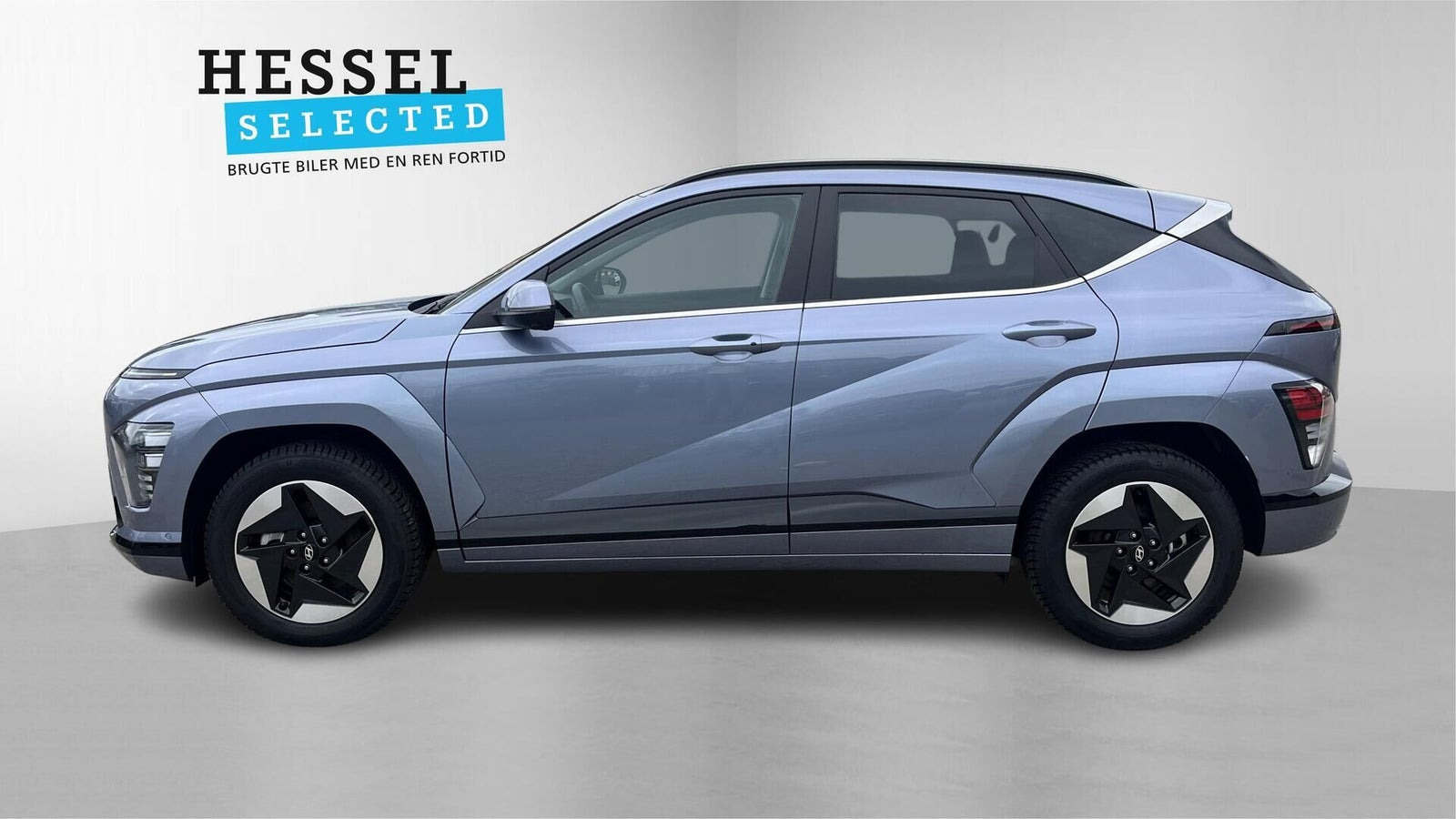 Blå Hyundai Kona fra 2025