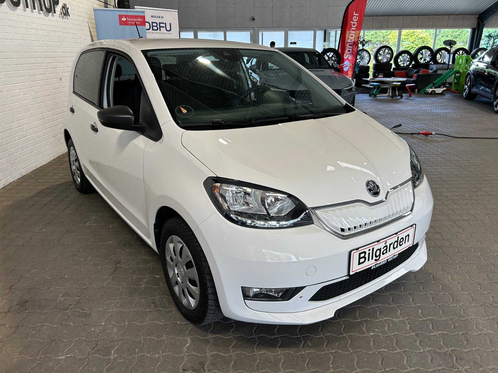 Hvid Skoda Citigo-e fra 2020