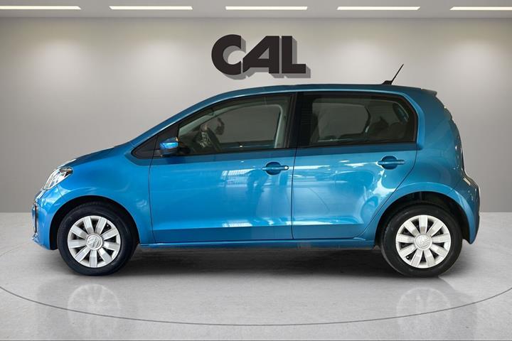 Blå VW e-up fra 2021