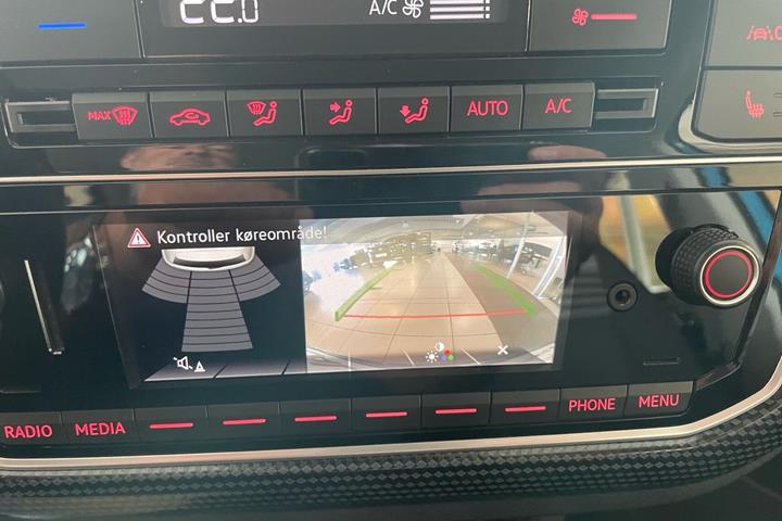 Blå VW e-up fra 2021