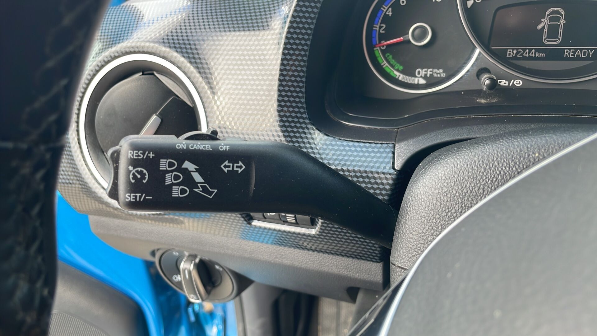 Blå VW e-up fra 2021