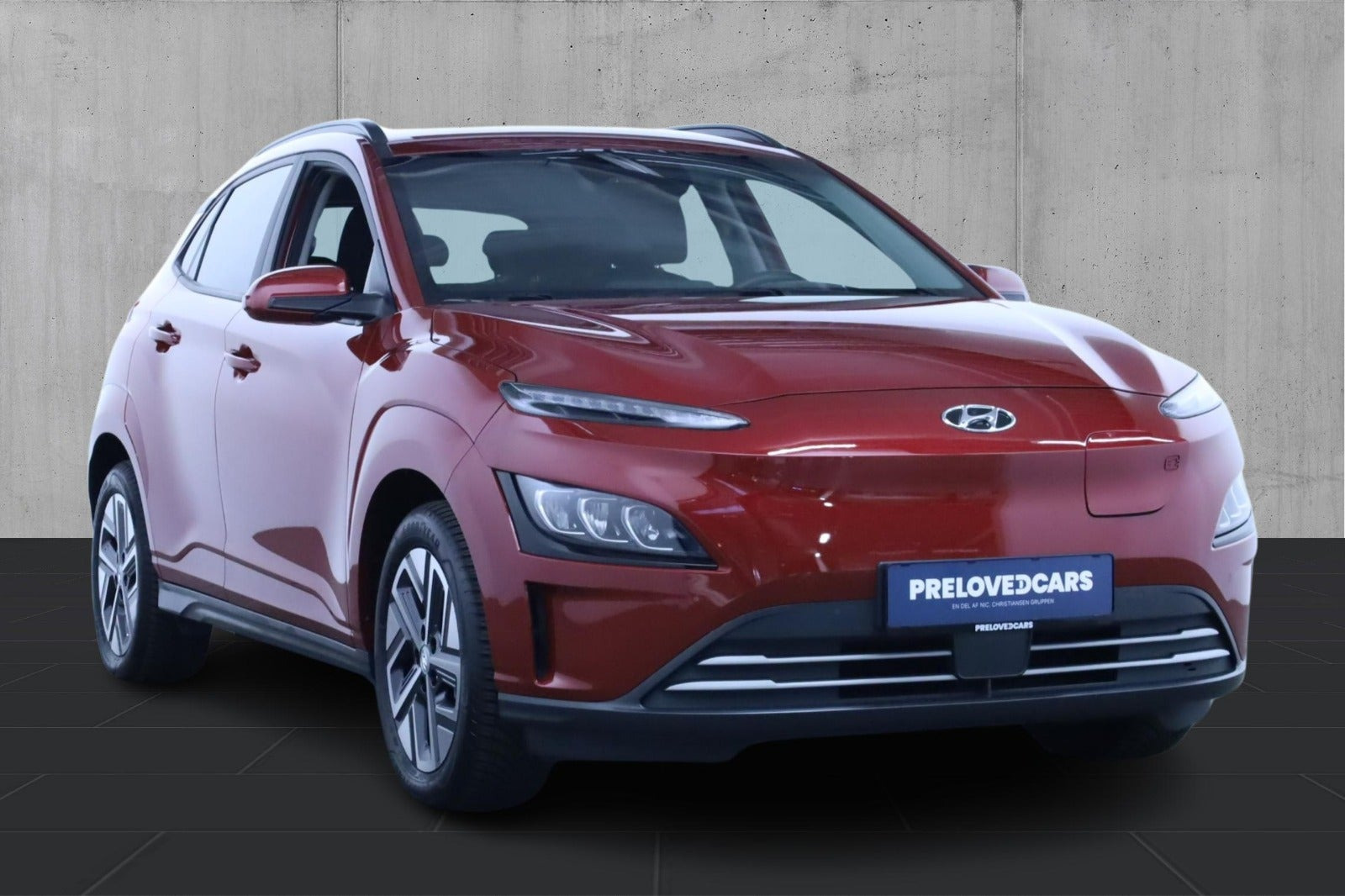 Rød Hyundai Kona fra 2022