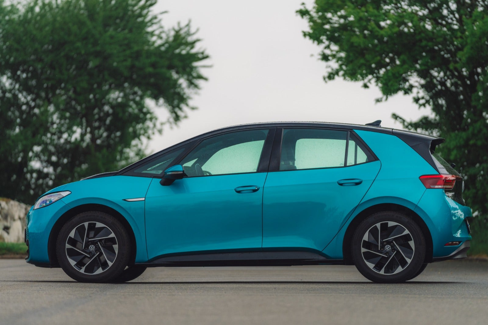Turquoise VW ID.3 fra 2021