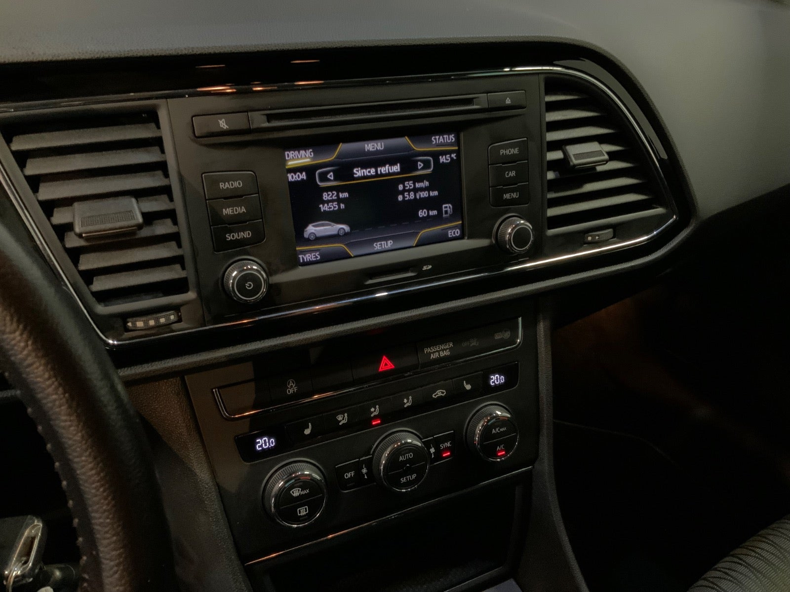 Hvid Seat Leon fra 2015