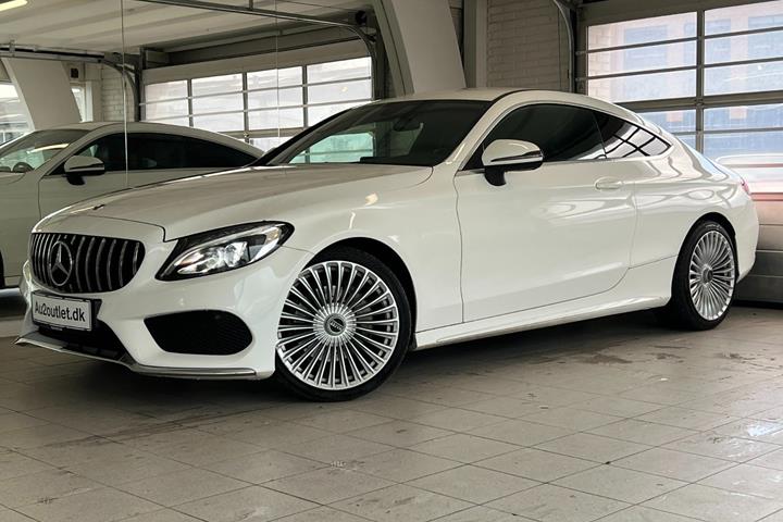 Hvid Mercedes C220 d fra 2017