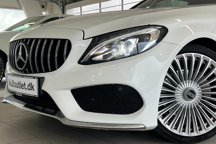 Hvid Mercedes C220 d fra 2017