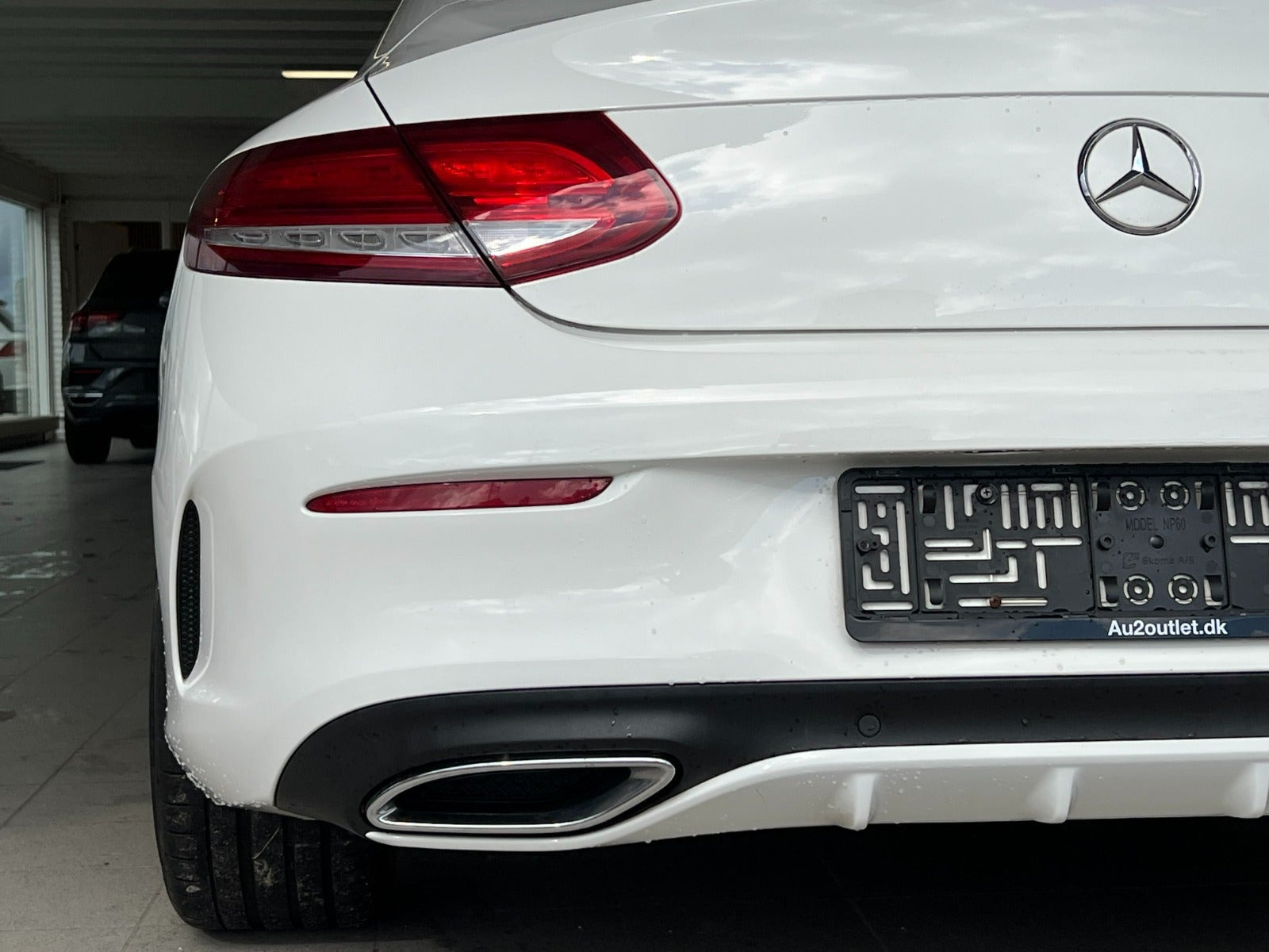 Hvid Mercedes C220 d fra 2017