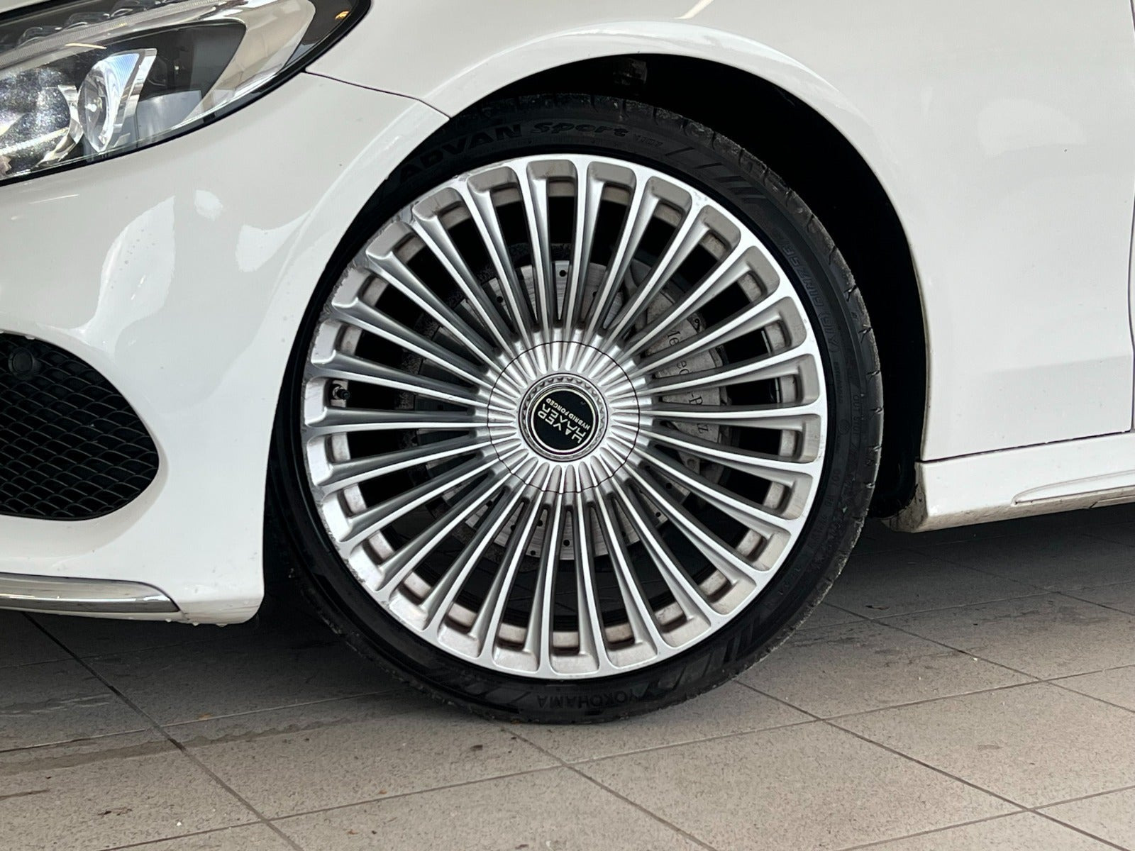 Hvid Mercedes C220 d fra 2017