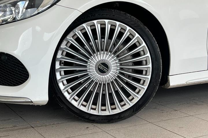 Hvid Mercedes C220 d fra 2017