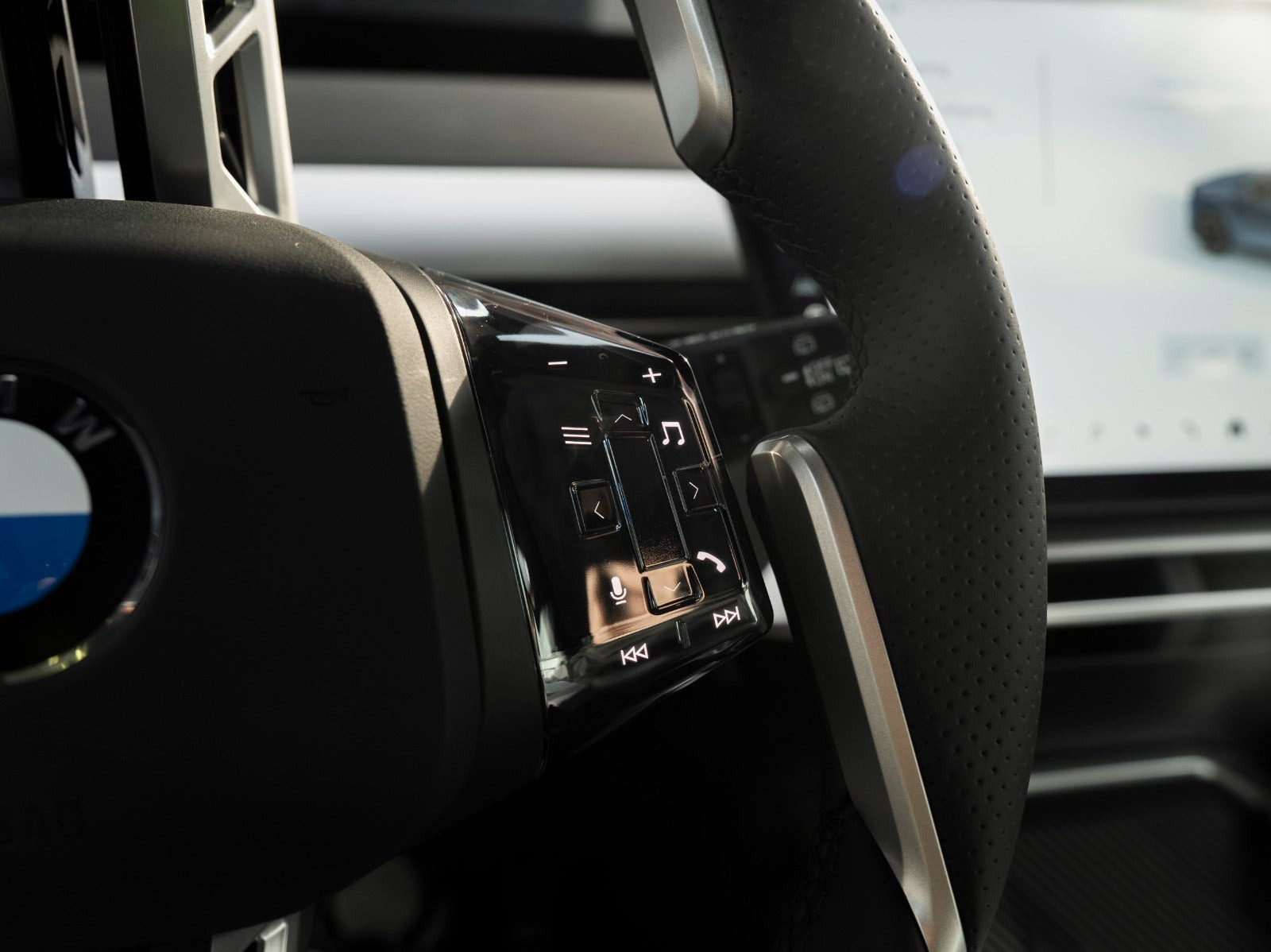 Blå BMW iX3 fra 2026
