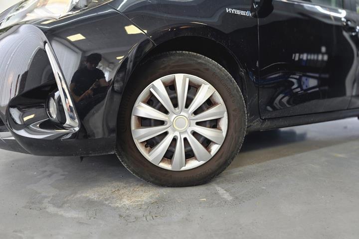 Sort Toyota Yaris fra 2017