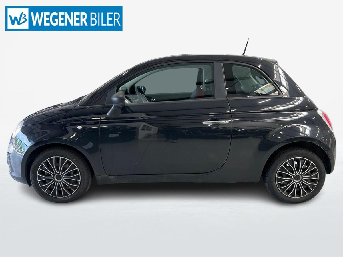 Sort Fiat 500 fra 2015