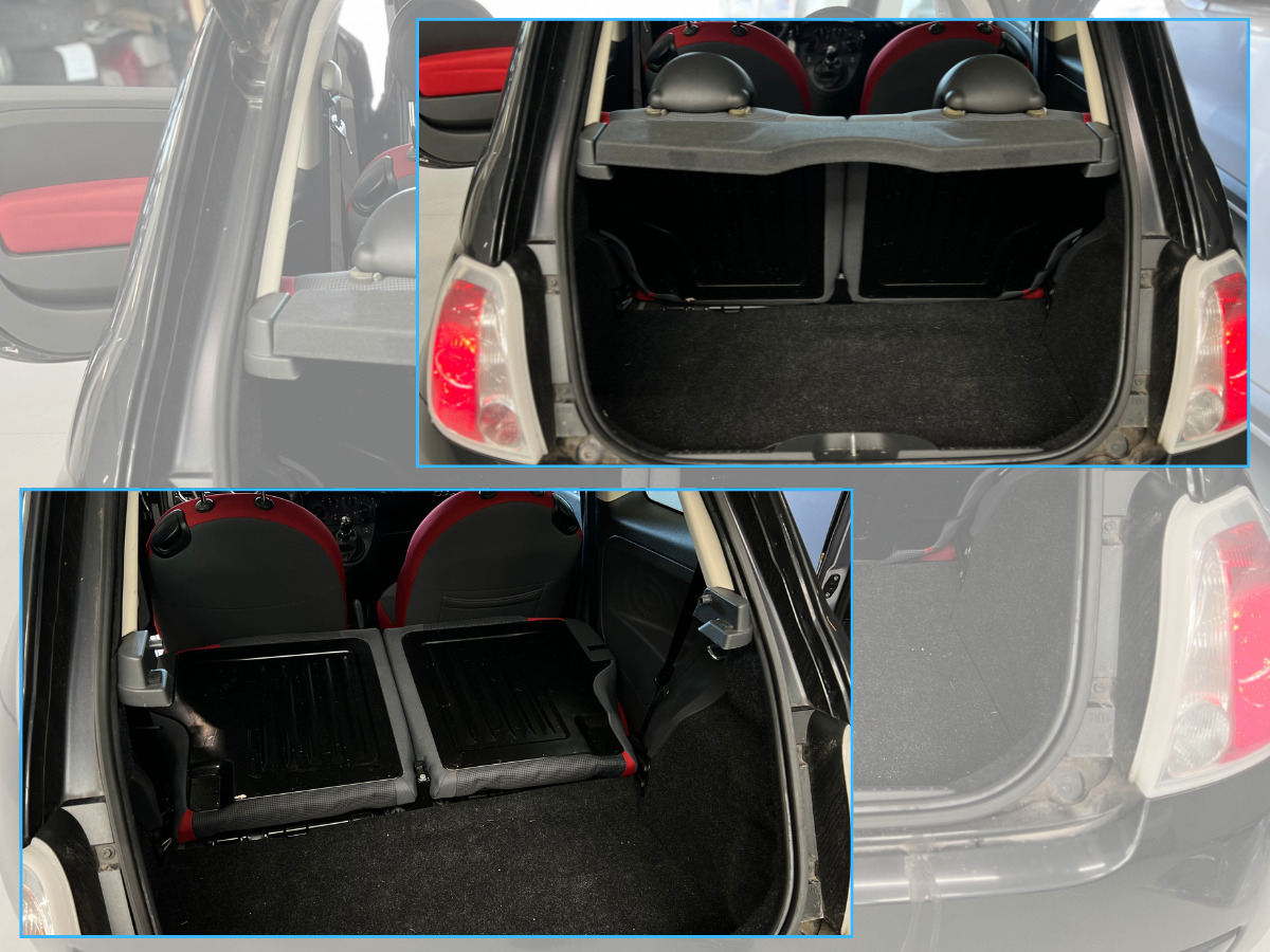 Sort Fiat 500 fra 2015