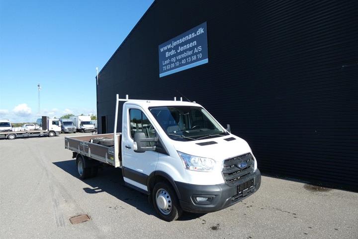 Hvid Ford Transit 350 L4 Chassis fra 2020