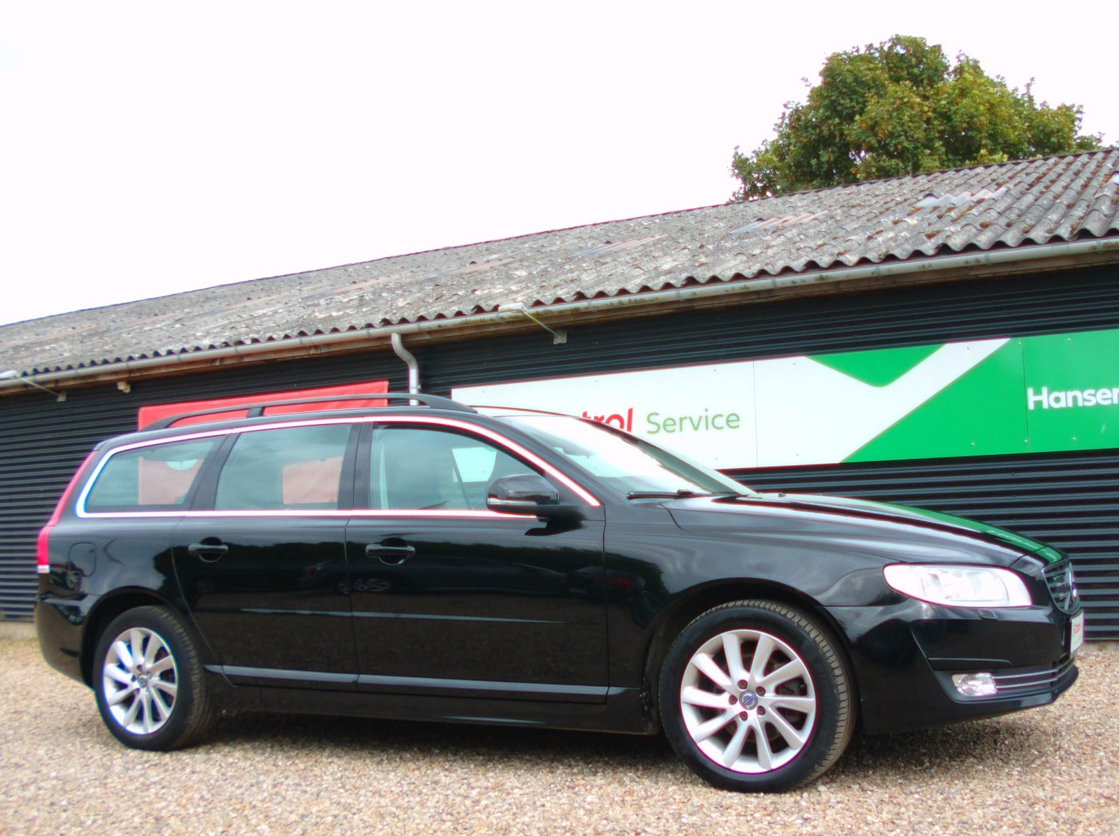 Sort Volvo V70 fra 2015
