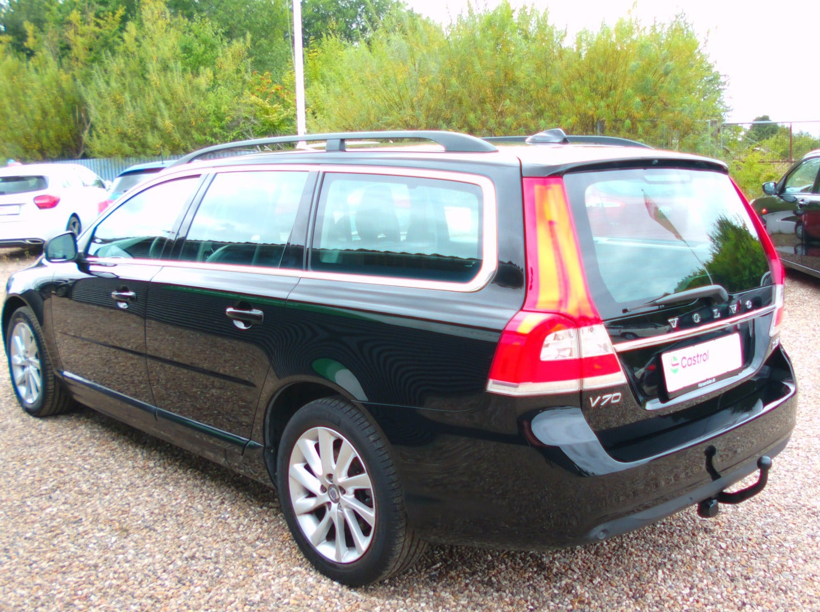 Sort Volvo V70 fra 2015