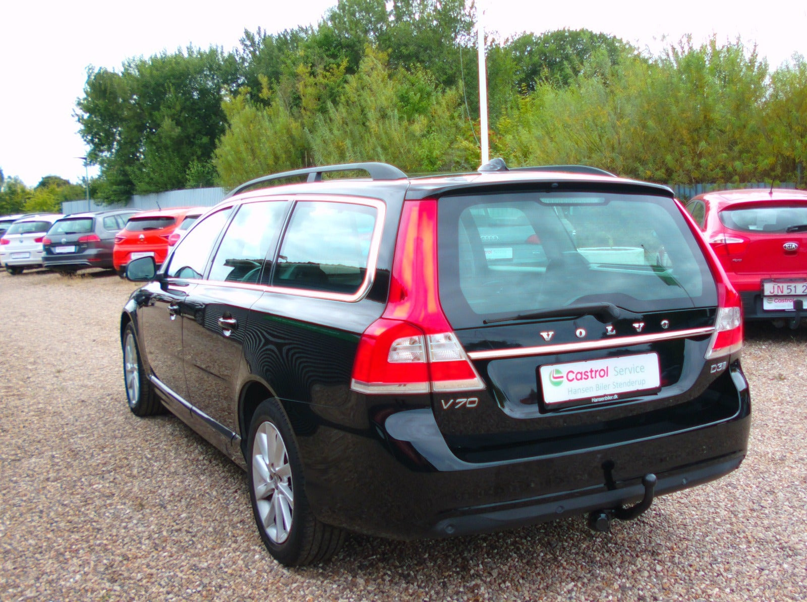 Sort Volvo V70 fra 2015