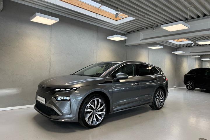 Grå Skoda Enyaq fra 2026