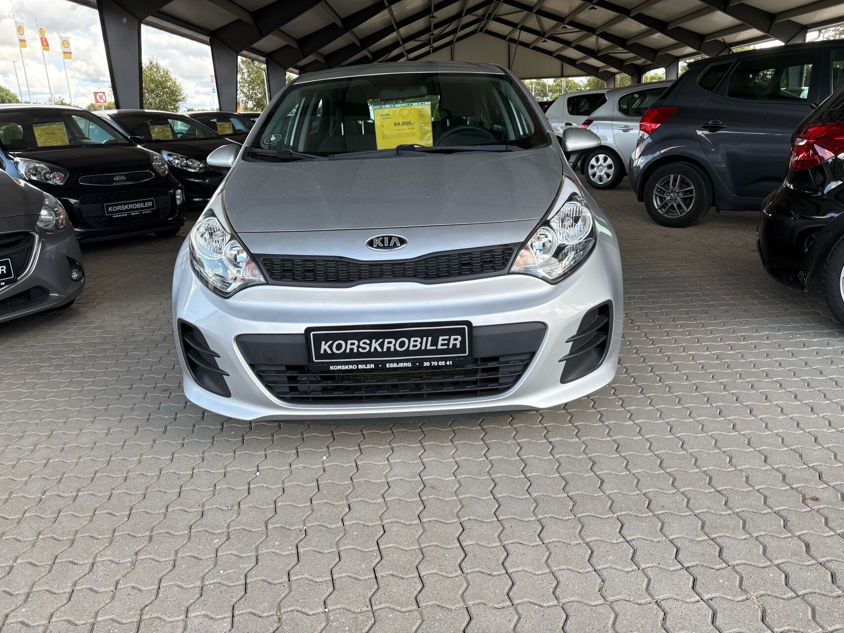 Sølv Kia Rio fra 2015
