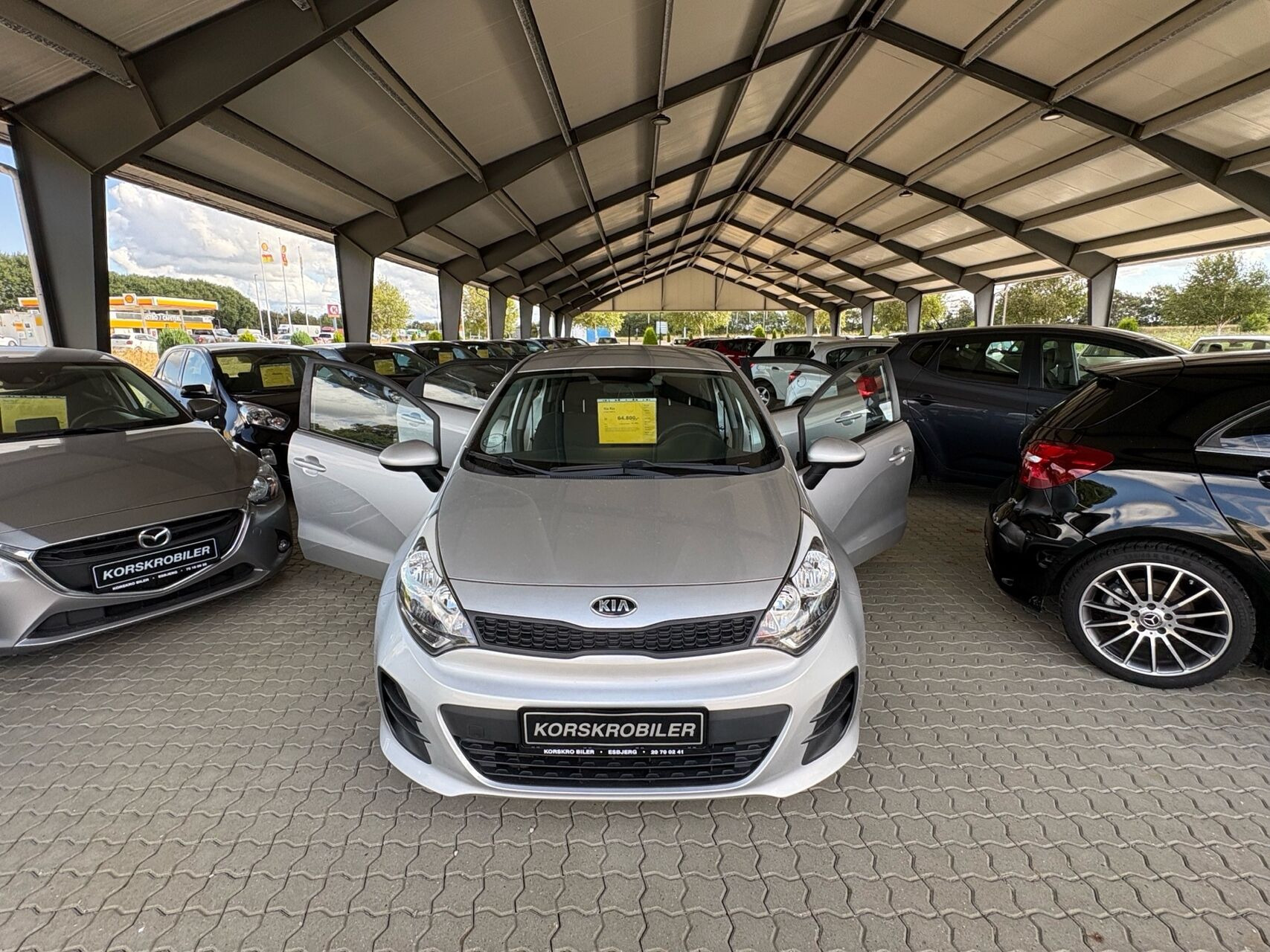 Sølv Kia Rio fra 2015