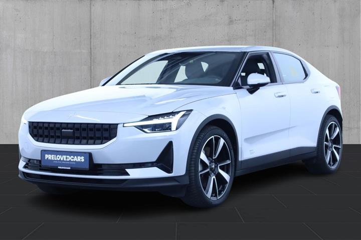 Hvid Polestar 2 fra 2021