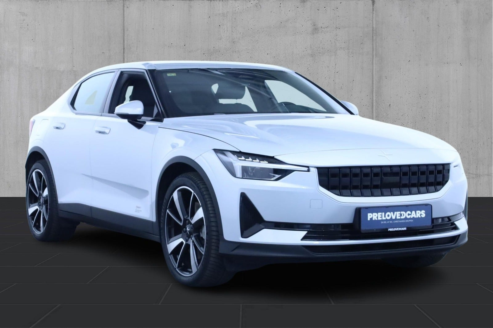 Hvid Polestar 2 fra 2021