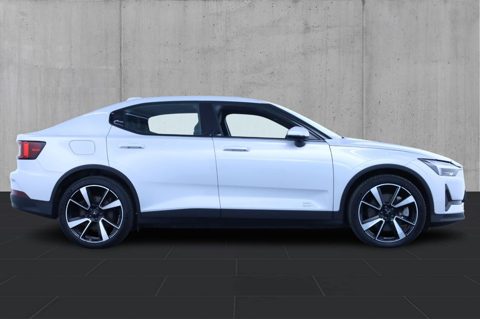Hvid Polestar 2 fra 2021