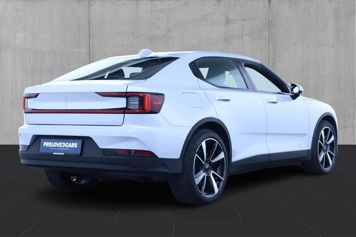 Hvid Polestar 2 fra 2021