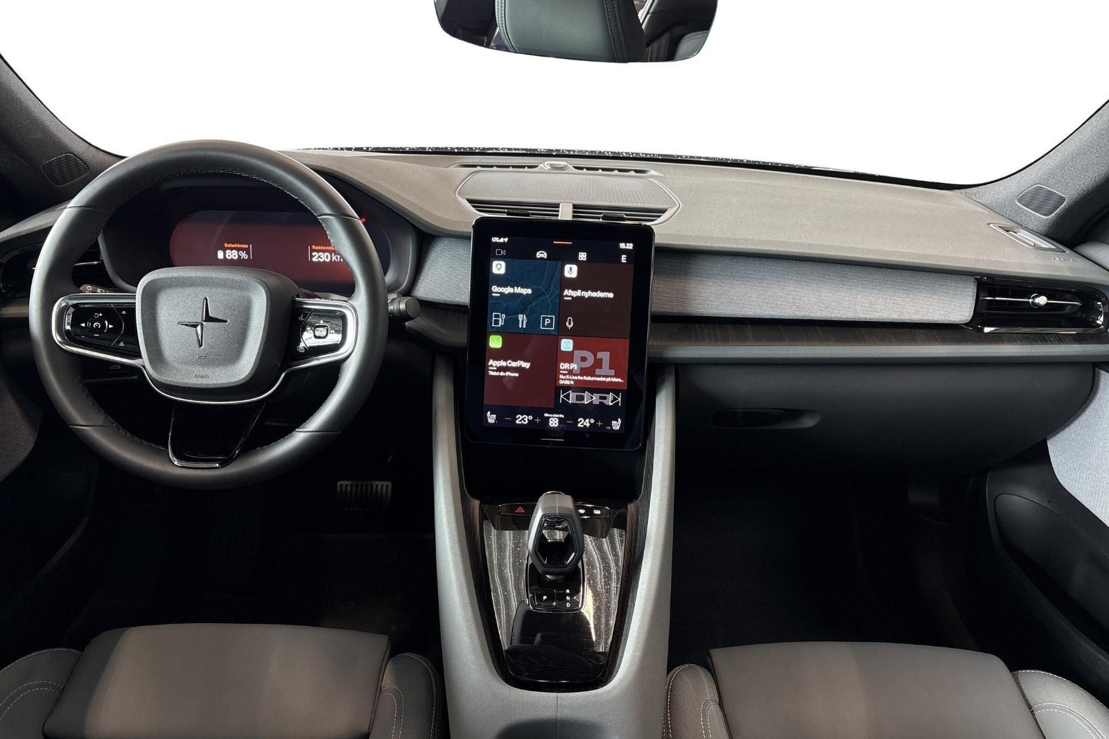Hvid Polestar 2 fra 2021