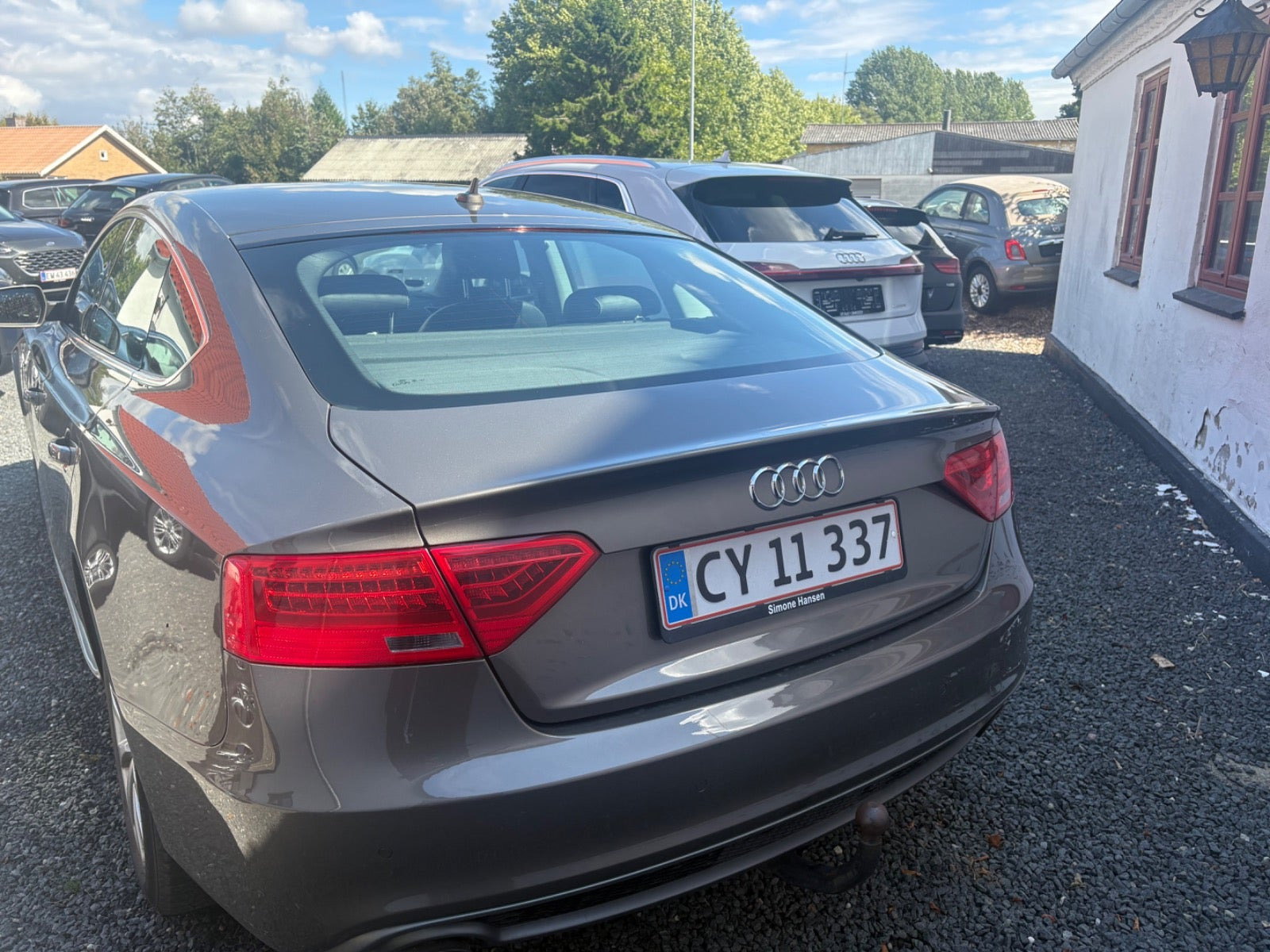 Orange Audi A5 fra 2016