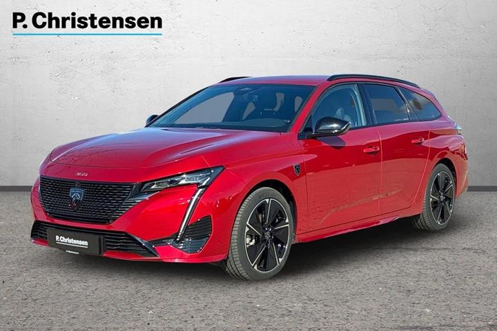 Rød Peugeot E-308 fra 2023