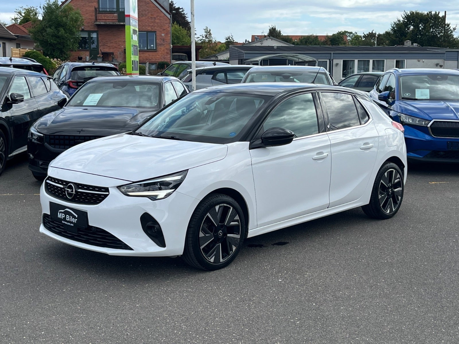 Hvid Opel Corsa-e fra 2021