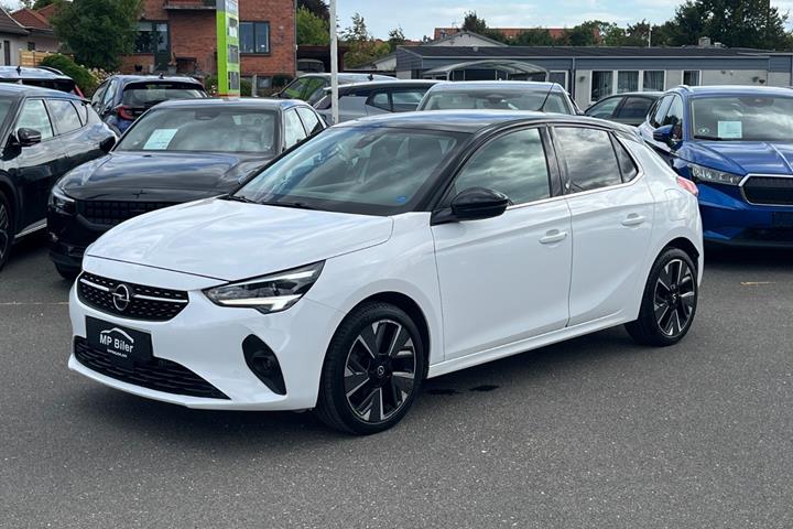 Hvid Opel Corsa-e fra 2021