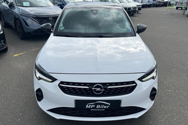 Hvid Opel Corsa-e fra 2021