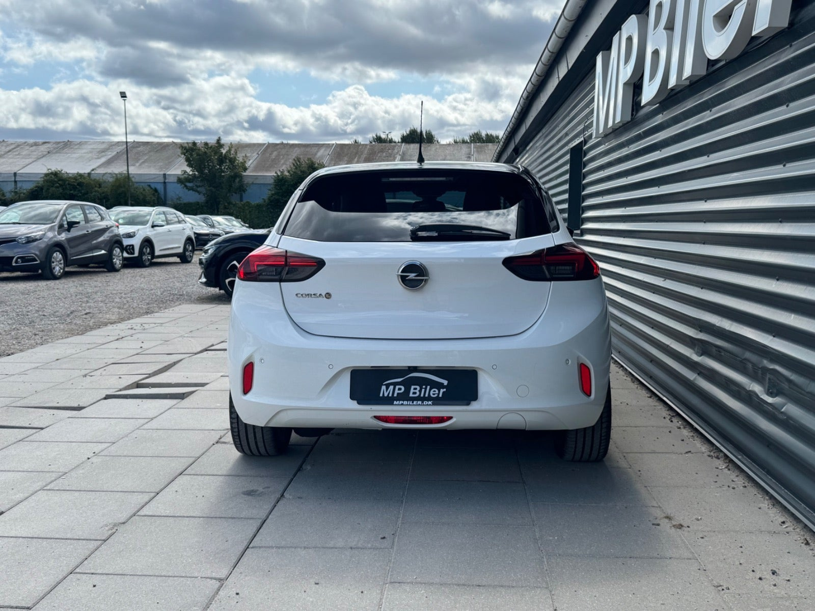 Hvid Opel Corsa-e fra 2021