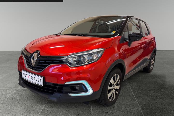 Rød Renault Captur fra 2018