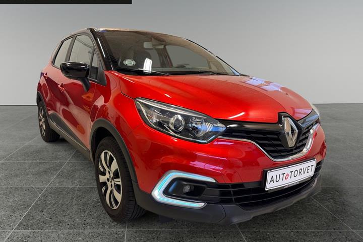 Rød Renault Captur fra 2018