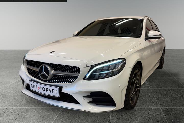 Hvid Mercedes C220 d fra 2019
