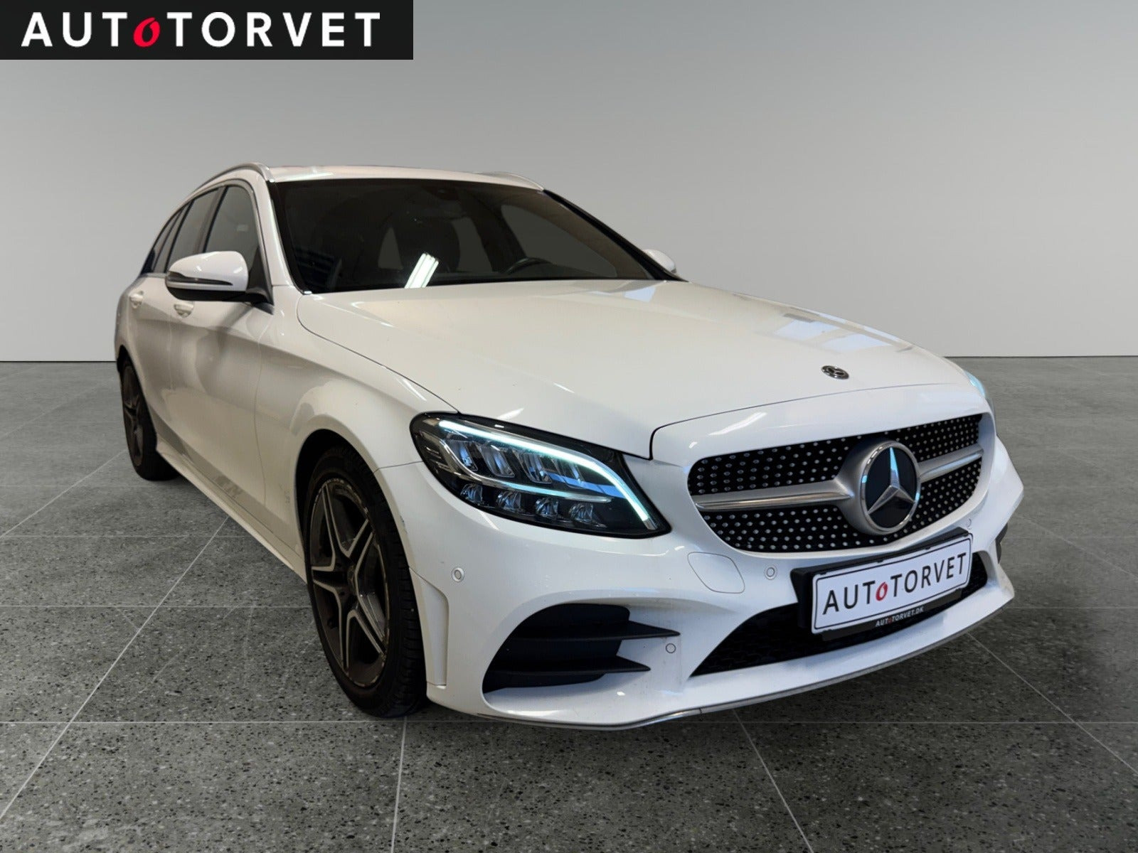 Hvid Mercedes C220 d fra 2019