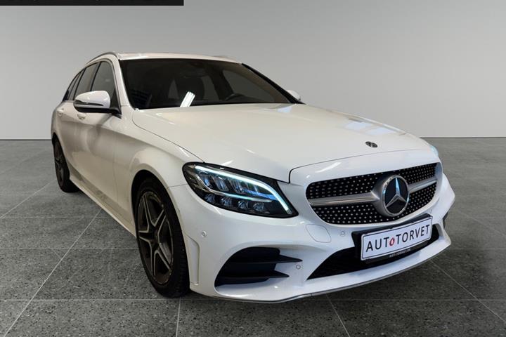 Hvid Mercedes C220 d fra 2019