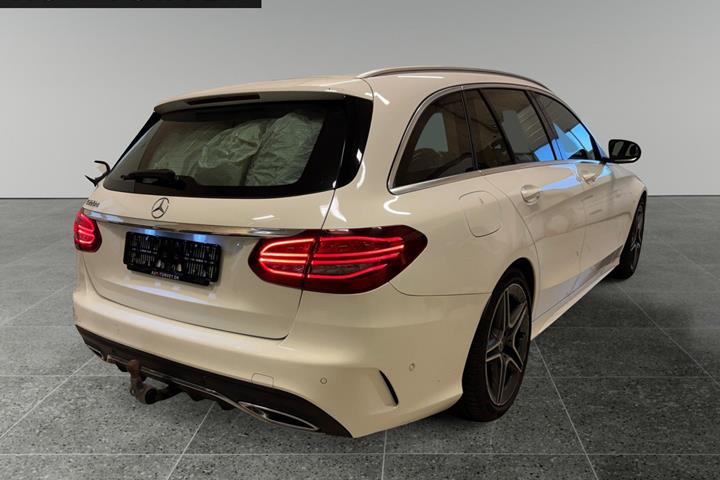 Hvid Mercedes C220 d fra 2019