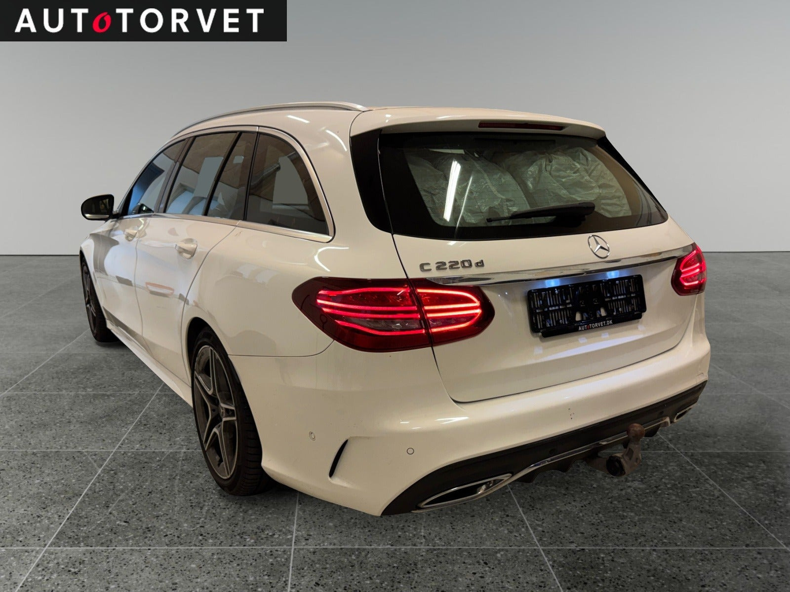 Hvid Mercedes C220 d fra 2019