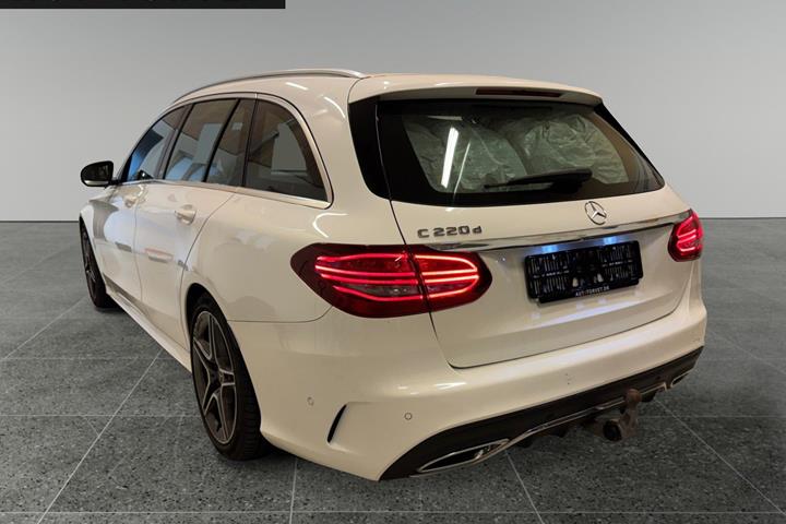 Hvid Mercedes C220 d fra 2019